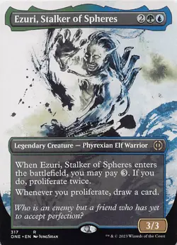 Ezuri, Stalker of Spheres (Showcase) ONE 317 English NM - MTG - Image 1