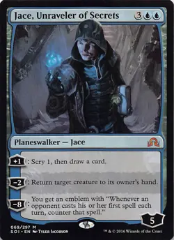 Jace, Unraveler of Secrets SOI 69 English NM - MTG - Image 1