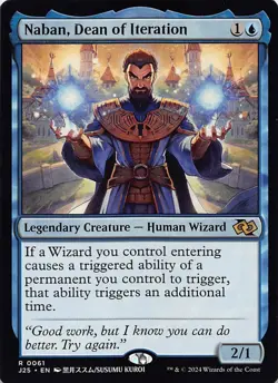 Naban, Dean of Iteration (Anime) J25 61 English NM - MTG - Image 1