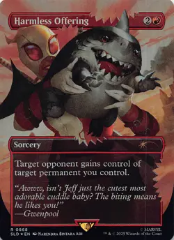 Harmless Offering (Rainbow Foil) SLD 868 Foil English NM - MTG - Image 1
