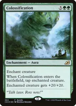 Colossification (IKO promo) UMP 364 Foil English NM - MTG - Image 1