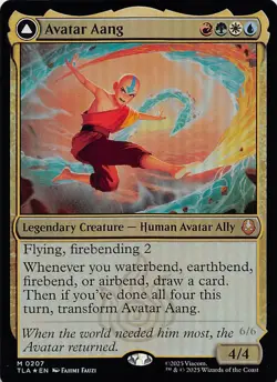 Avatar Aang TLA 207 Foil English NM - MTG - Image 1