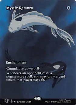 Mystic Remora (Borderless) TLE 16 English NM - MTG - Image 1
