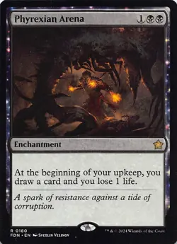Phyrexian Arena FDN 180 English NM - MTG - Image 1