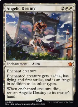 Angelic Destiny FDN 565 English NM - MTG - Image 1