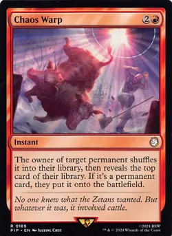 Chaos Warp PIP 189 English NM - MTG - Image 1