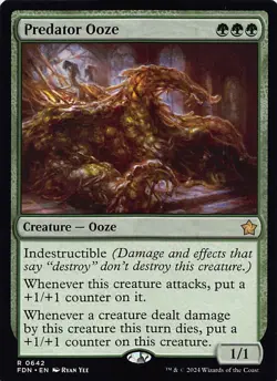 Predator Ooze FDN 642 English NM - MTG - Image 1