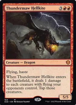 Thundermaw Hellkite SCD 164 English NM - MTG - Image 1