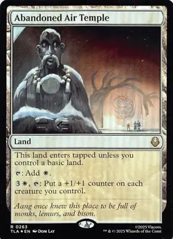 Abandoned Air Temple TLA 263 Foil English NM - MTG - Image 1