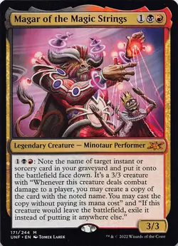 Magar of the Magic Strings UNF 171 English NM - MTG - Image 1