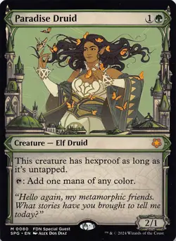 Paradise Druid (Showcase) SPG 80 English NM - MTG - Image 1