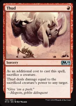 Thud - Near Mint MTG Magic 2019 Core Set - Image 1