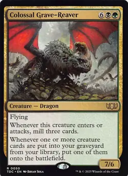 Colossal Grave-Reaver TDC 50 English NM - MTG - Image 1