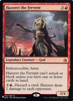 Hazoret the Fervent LIST 136/269 English NM - MTG - Image 1