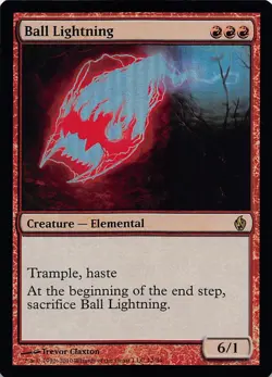 Ball Lightning PD2 12 Foil English NM - MTG - Image 1