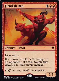 Fiendish Duo MKC 153 English NM - MTG - Image 1