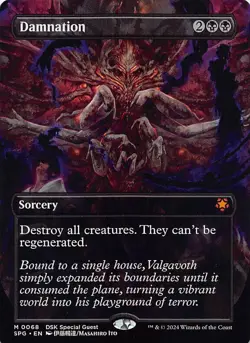 Damnation (Borderless) SPG 68 English NM - MTG - Image 1