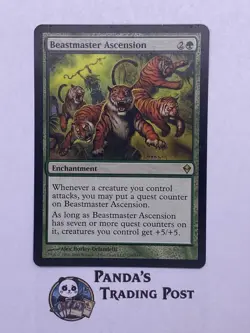 MTG Beastmaster Ascension Zendikar Regular - Image 1