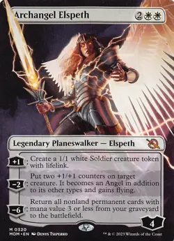 Archangel Elspeth (Borderless) MOM 320 English NM - MTG - Image 1