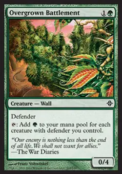 Overgrown Battlement - Light Play MTG Rise of the Eldrazi - Image 1
