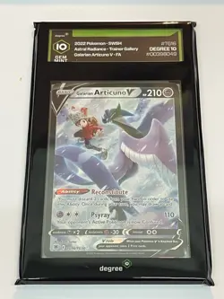 GALARIAN ARTICUNO V TG16/TG30 2022 POKEMON TCG ASTRAL RADIANCE Grade GEM MINT 10 - Image 1