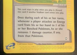 Pokemon Park 131/147 Aquapolis Trainer Stadium Regular Uncommon English LP - Image 4