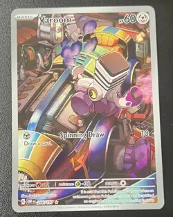 Pokemon TCG Vroom 206/197 Obsidian Flames Full Art Illustration Rare Holo | a14 - Image 1