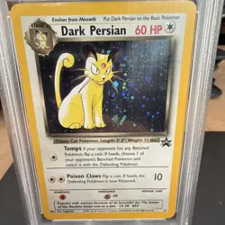Nintendo Pokemon TCG Dark Persian #17 Nintendo Magazine Promo Holo PSA 8 EN - Image 3