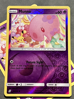 Munna 88/236 Unified Minds Pokemon TCG Regular Reverse Holo Lightly Played - Image 1