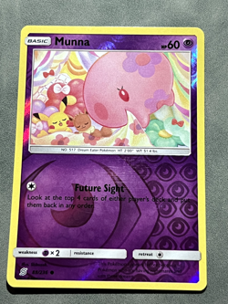 Munna 88/236 Unified Minds Pokemon TCG Regular Reverse Holo Lightly Played - Image 4