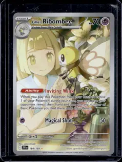 2025 Pokemon Journey Together Lillie's Ribombee #164/159 - Image 1