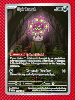 Spiritomb 148/132 Illustration Rare ME01: Mega Evolution Pokemon TCG NM - Image 1