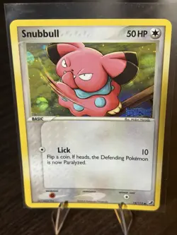 Pokemon TCG Snubbull 74/115 EX Unseen Forces Reverse Holo Stamped 2005 NM - Image 2