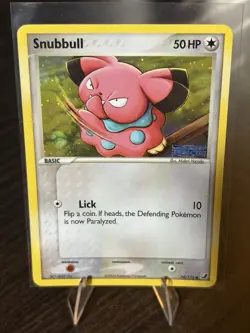 Pokemon TCG Snubbull 74/115 EX Unseen Forces Reverse Holo Stamped 2005 NM - Image 3
