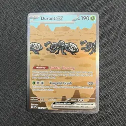 Pokemon TCG Durant ex SIR Holo Sv08: Surging Sparks 236/191 EN 190 HP - Image 1