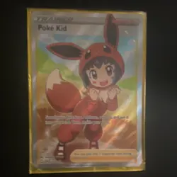 Pokemon TCG Poke Kid Full Art Trainer 070/072 Shining Fates Holo Ultra Rare Card - Image 1