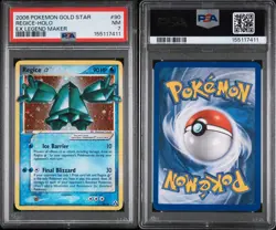 2006 POKEMON EX LEGEND MAKER GOLD STAR #90 REGICE-HOLO PSA 7 - Image 3