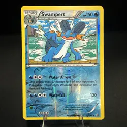 Swampert 35/160 XY - Primal Clash Reverse Holo Rare Pokemon 2015 MP - Image 1