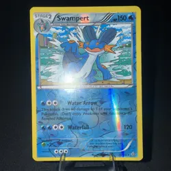 Swampert 35/160 XY - Primal Clash Reverse Holo Rare Pokemon 2015 MP - Image 2