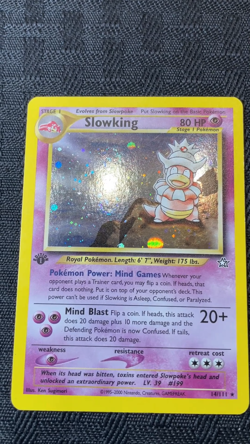 2000 Pokemon Neo Genesis 1st Edition #14/111 Slowking Holo - Image 2