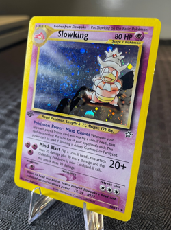 2000 Pokemon Neo Genesis 1st Edition #14/111 Slowking Holo - Image 4