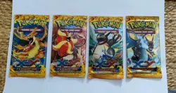 Pokemon Flashfire Booster Pack Full Art Set (4 x Packs) - Sealed - Pokemon TCG - Image 1