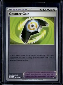 2026 Pokemon Ascended Heroes Counter Gain Reverse Holo Common #186/217 - Image 1
