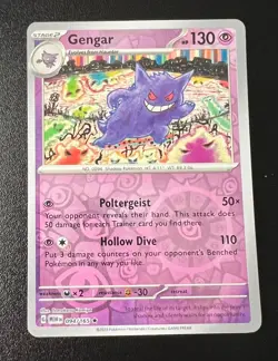 Gengar 094/165 Pokemon 151 Scarlet & Violet Reverse Holo Rare NM | a9 - Image 1