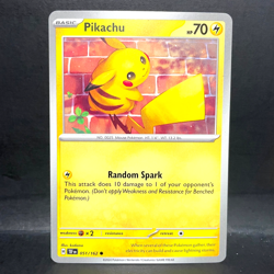 2024 POKEMON TEMPORAL FORCES PIKACHU 051/162 (COMMON) - Image 1