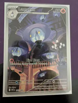 Lampent 102/086 - Pokemon TCG - White Flare Illustration Rare - NM - Image 1