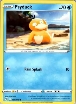 Psyduck 024/203 Common Evolving Skies Pokemon Near Mint - Image 1