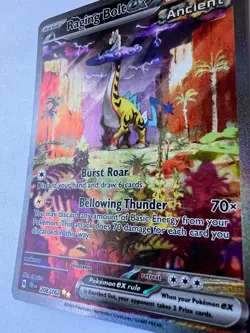 Pokemon Raging Bolt ex 208/162 SV05: Temporal Forces Holo Pack Fresh Mint - Image 2