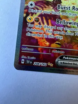 Pokemon Raging Bolt ex 208/162 SV05: Temporal Forces Holo Pack Fresh Mint - Image 3