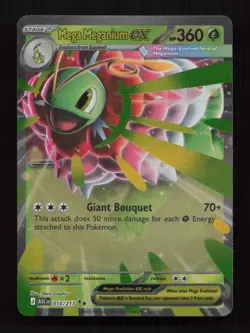 Mega Meganium ex 010/217 Double Rare Ascended Heroes Pokemon Near Mint - Image 1